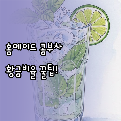 집에서 만드는 콤부차 만드는 방법과 ..