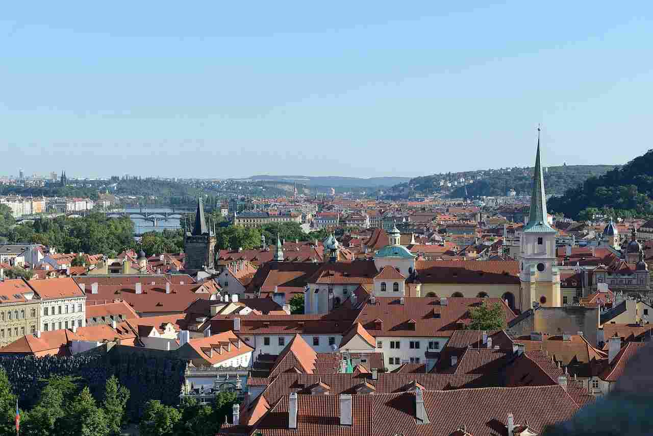 체코의 어느 마을의 모습