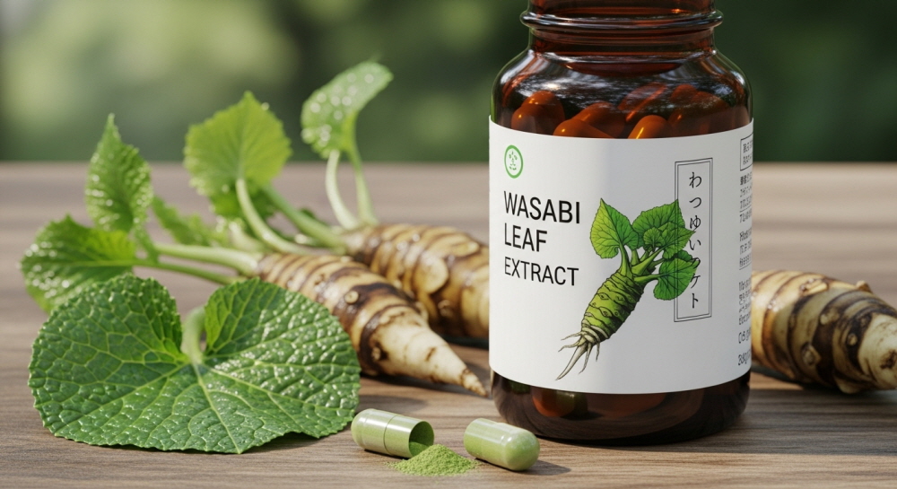 와사비잎 추출물