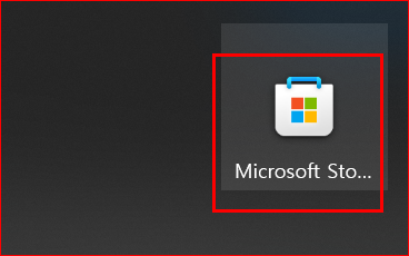 '마이크로스프트 스토어' 선택