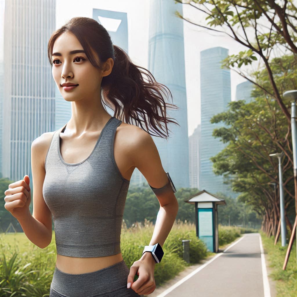 달리기 하는 여자