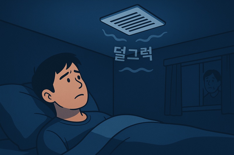 환풍기 덮개 덜그럭거림, 원인과 소음
