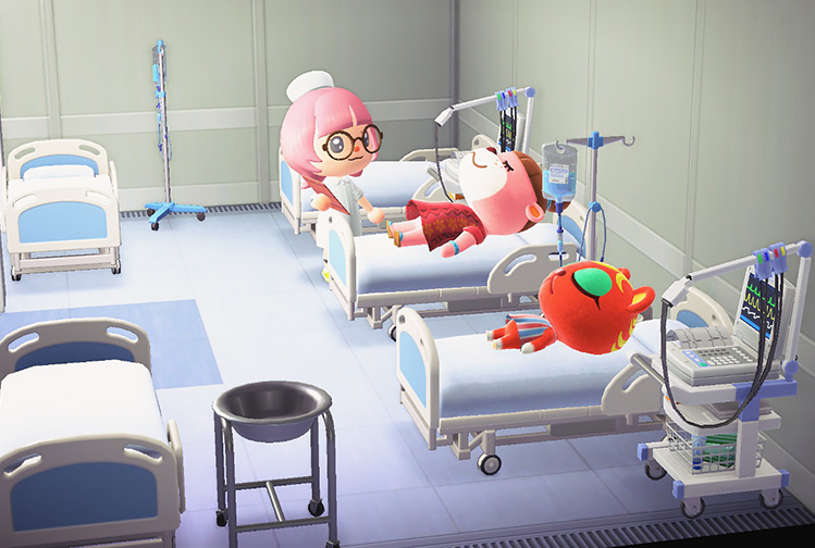 동물의숲 해피홈 파라다이스 병원만들기