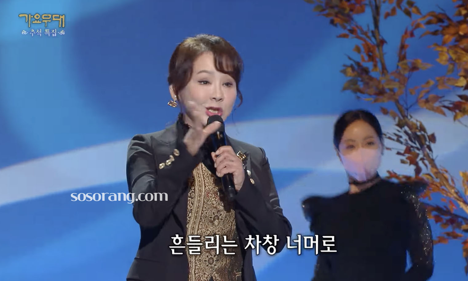 김수희 가요무대에서 남행열차 부르는 모습