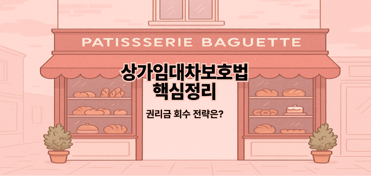 상가임대차보호법 핵심정리|권리금 회수 전략은?