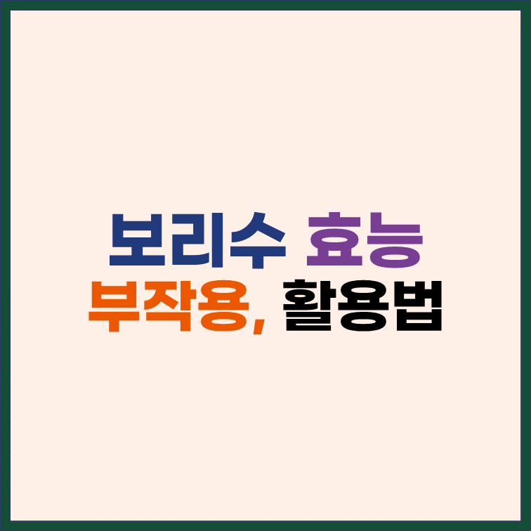 보리수-열매-효능-부작용-활용법