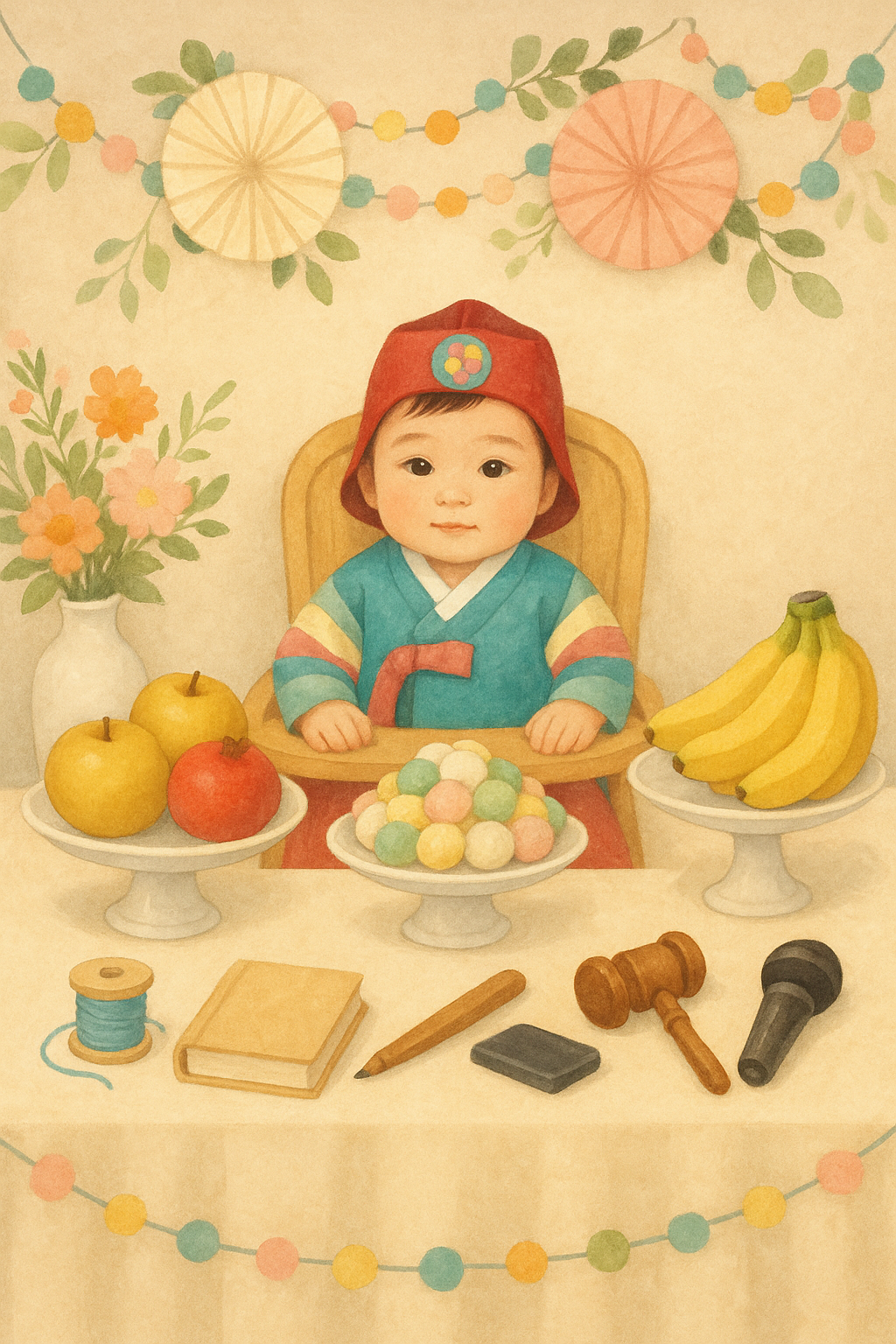 돌상 준비물