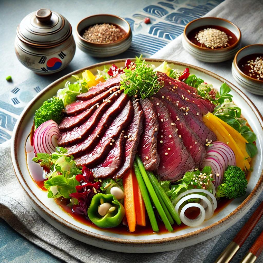 소고기 사태 수육 냉채요리