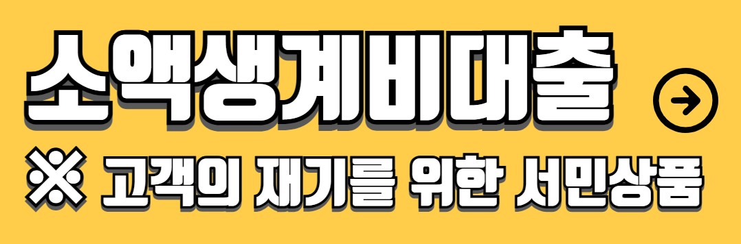 정부지원 저금리 서민대출