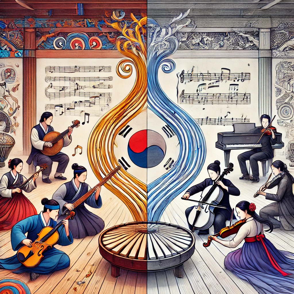 한국음악과 서양음악의 비교