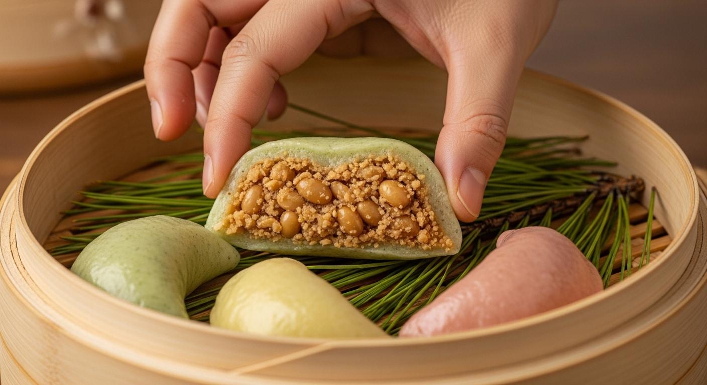 송편에 넣는 콩