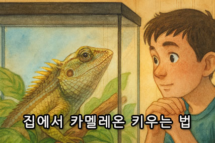 집에서 카멜레온 키우는 법