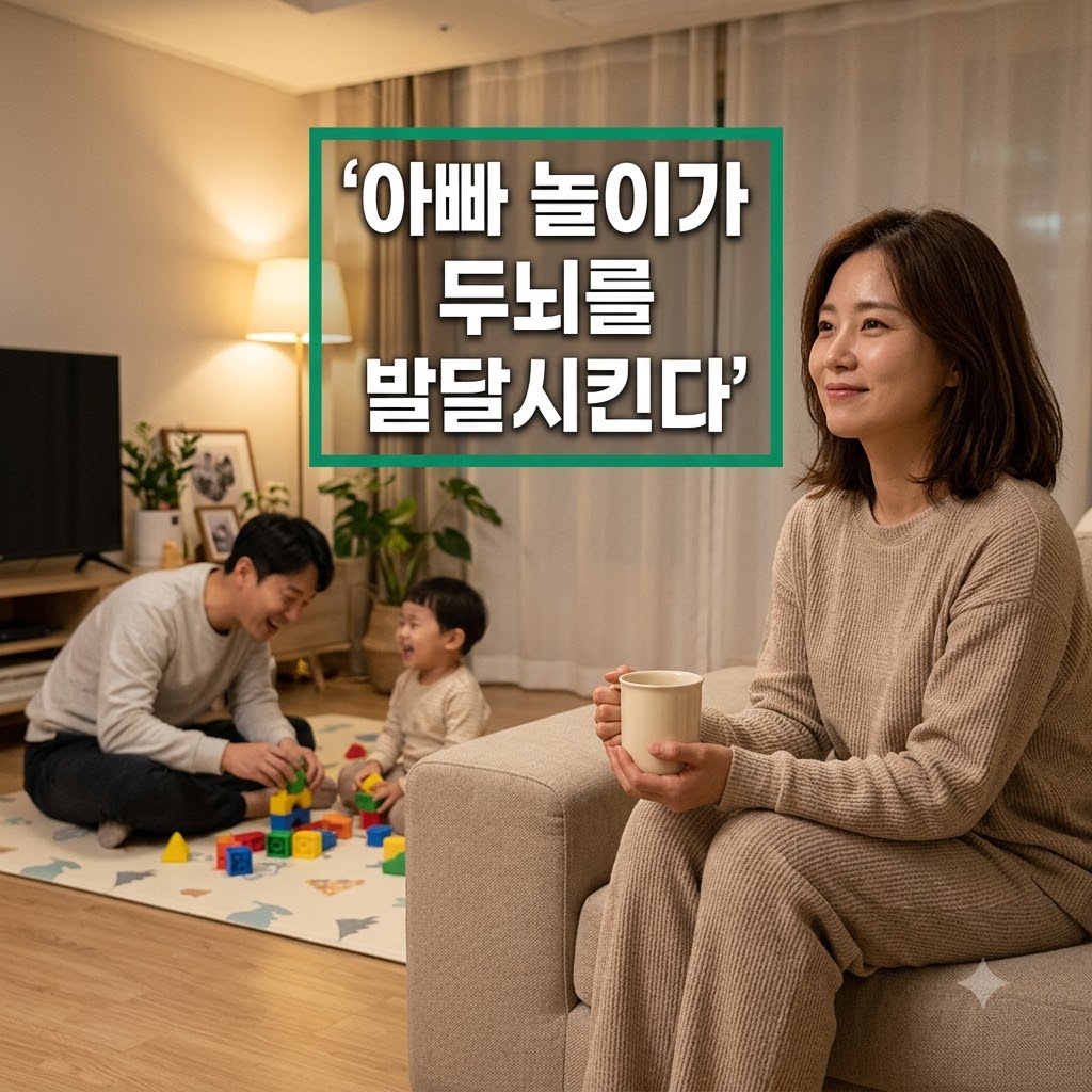 [자녀 교육] 학원보다 강력한 '아빠 놀이'의 기적, 10년 연구가 밝힌 뇌 발달 비밀