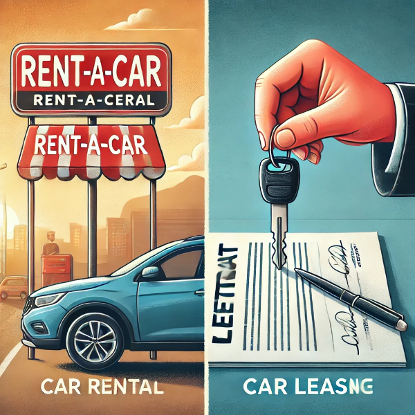 자동차 장기렌트와 리스의 차이 비교해 보세요