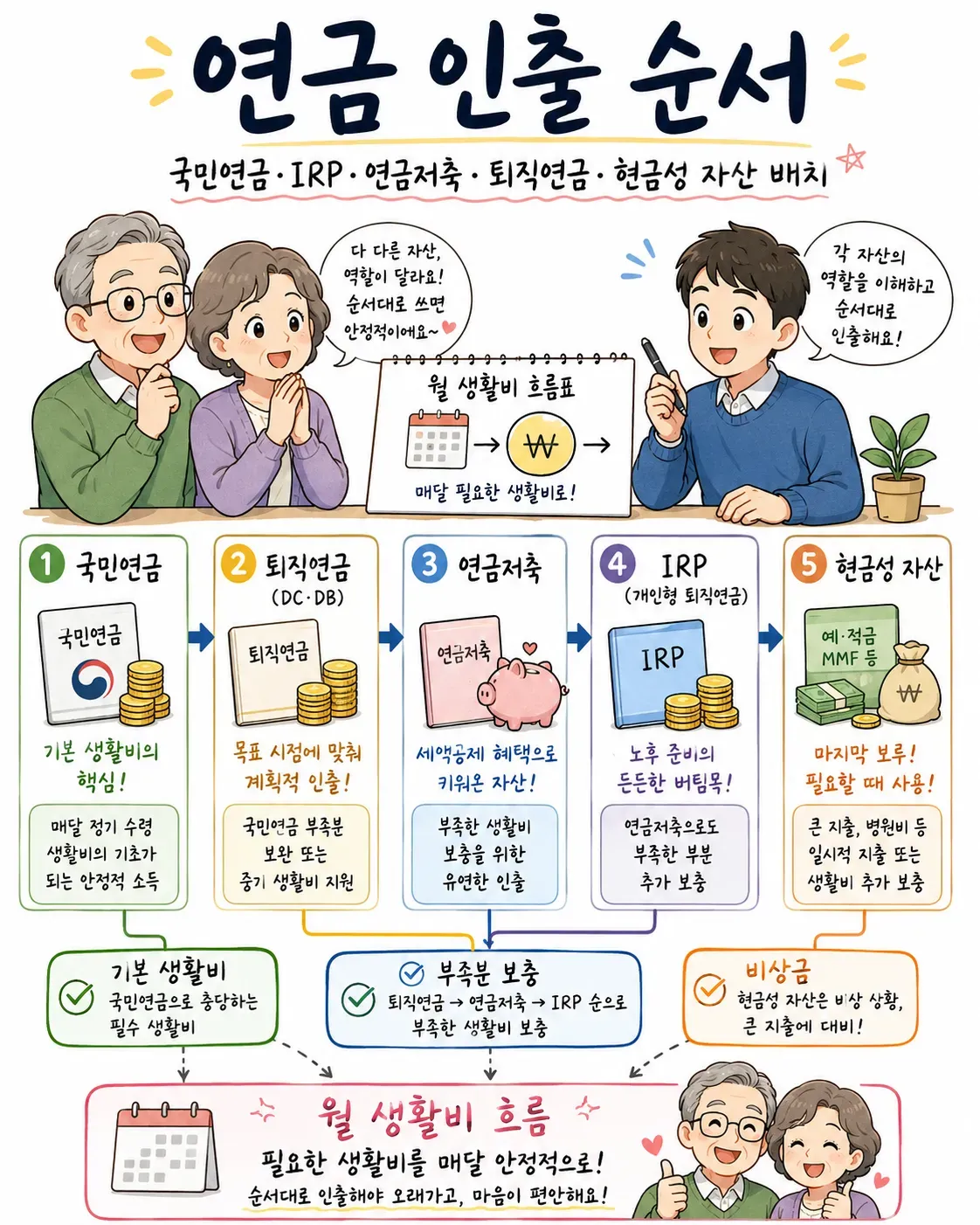 연금 인출 순서