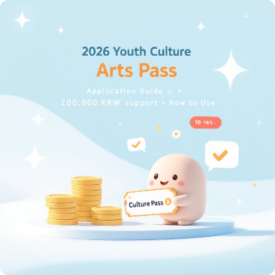 청년문화예술패스 신청방법.사용방법 이미지