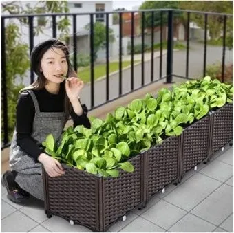 베란다 텃밭 흙 고르기 배수층 화분 선택 물주기 비료주기_10