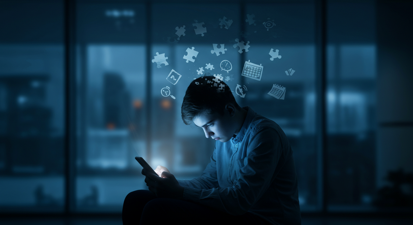 디지털 치매에 관한 사진