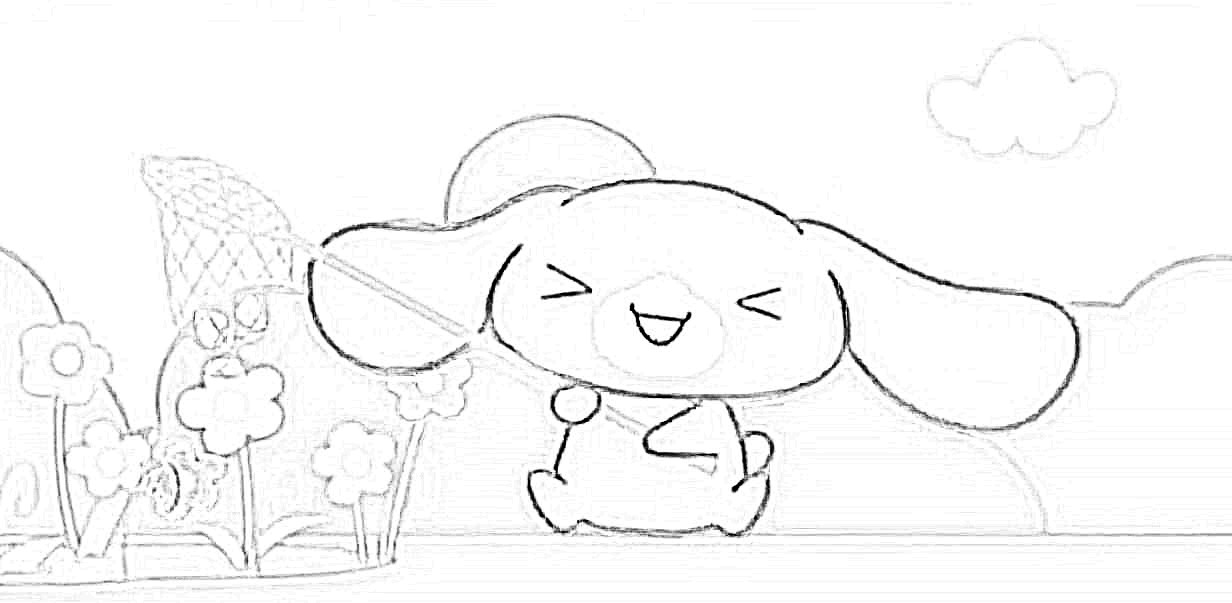 시나모롤 색칠공부