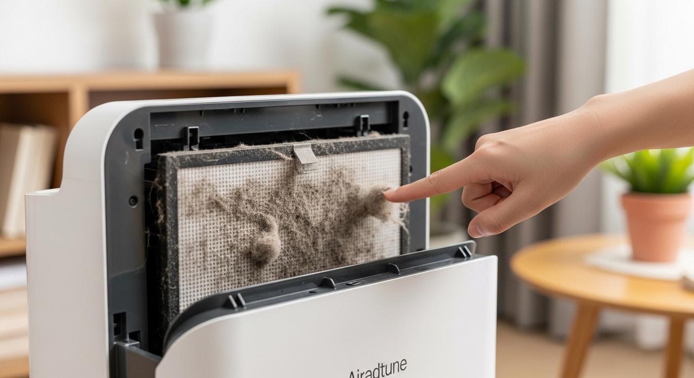 털날림 공기청정기 1달 사용 후기