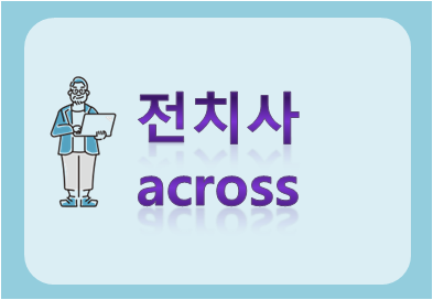 전치사 across
