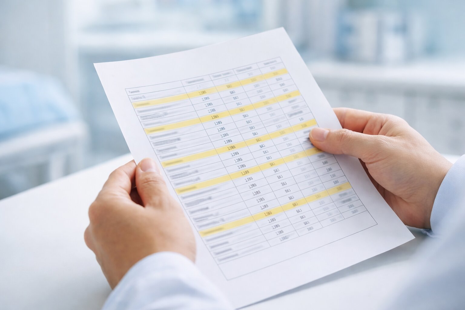 혈액검사 수치 보는 법