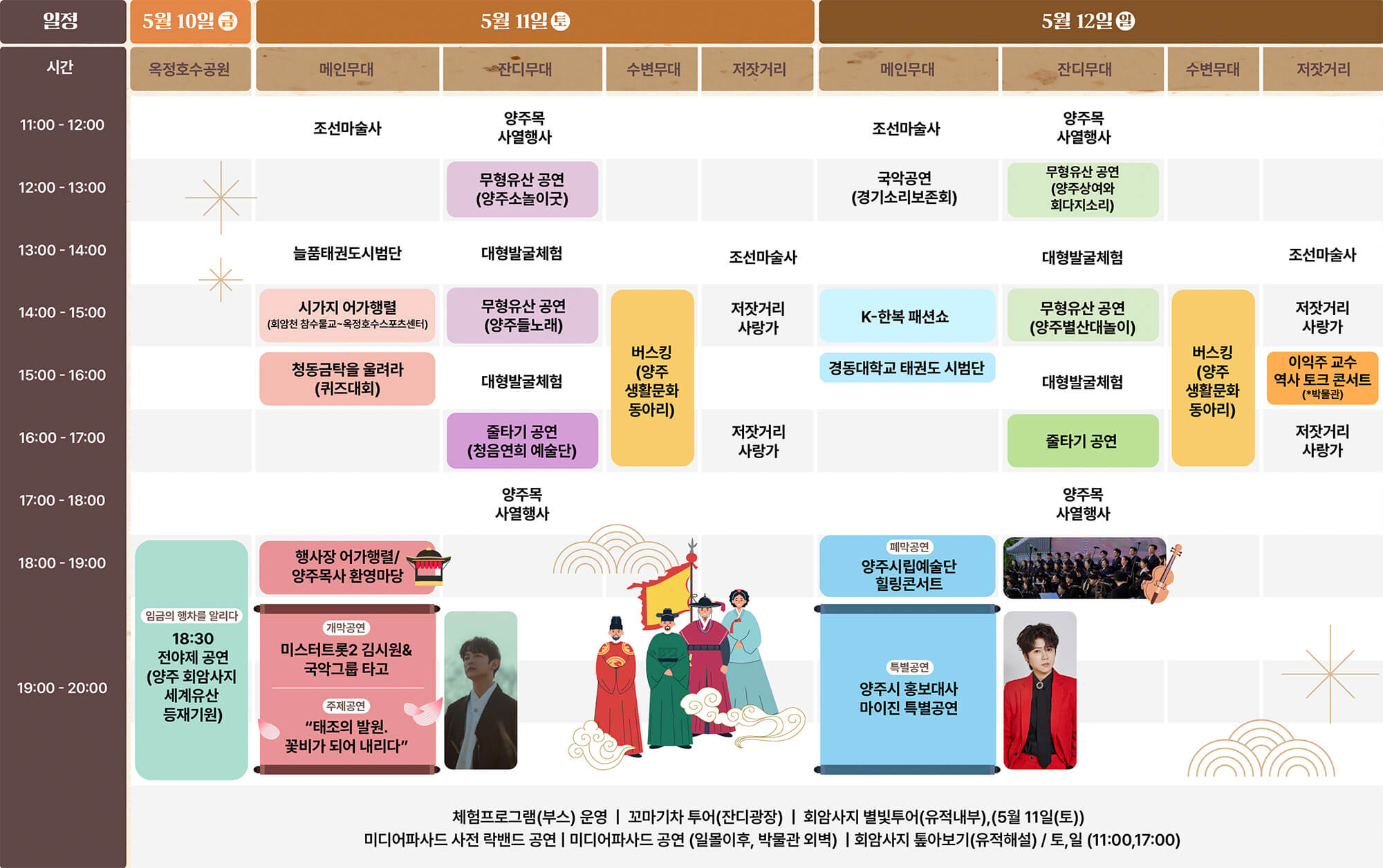 2024양주회암사지왕실축제 일정표