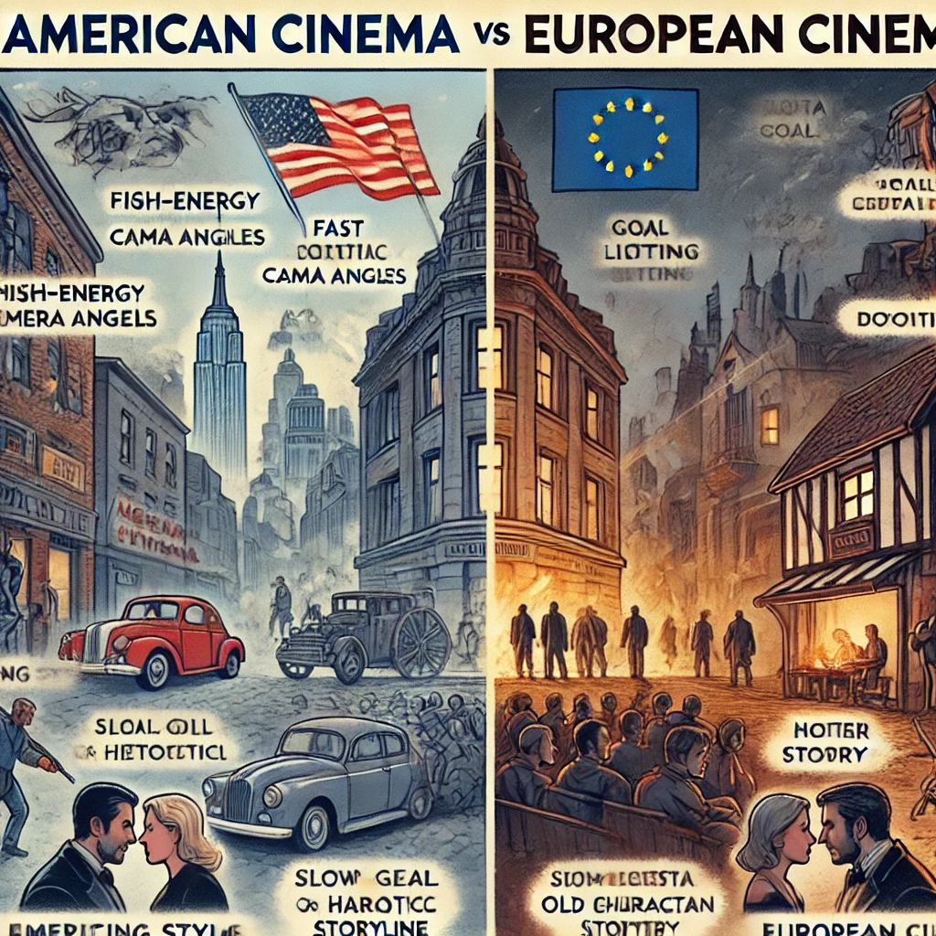 미국영화 vs 유럽영화 연출방식 스토리 해설