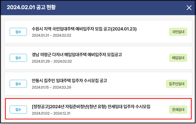 2024년 자립준비청년 전세임대주택 신청방법 및 임대조건