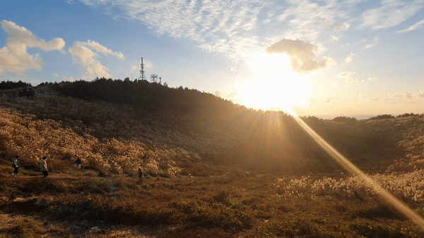 금오름 정상 풍경