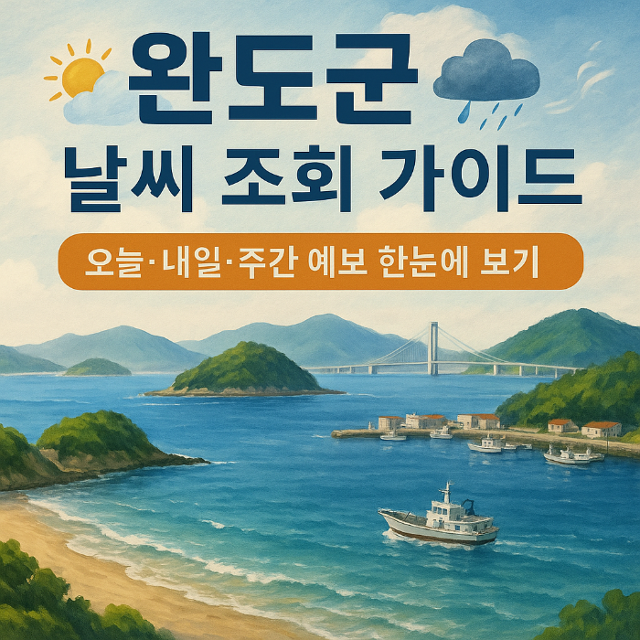 완도군 날씨 조회