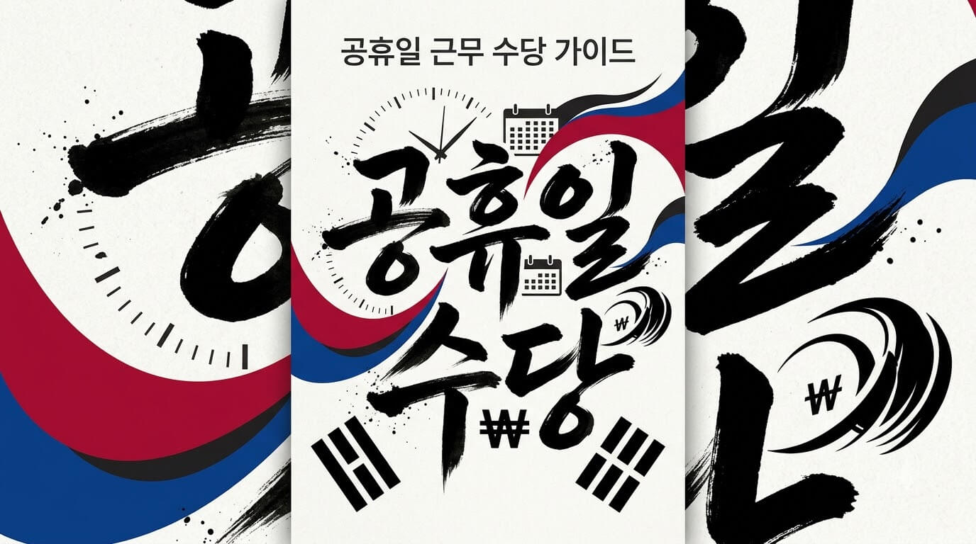 공휴일 근무 수당