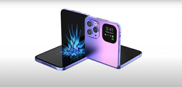 폴더블 아이폰 렌더링 이미지.