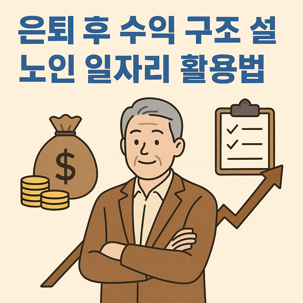 은퇴 후 수익 구조 설계와 노인 일자리 활용법에 관한 사진
