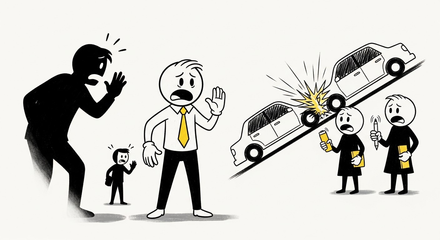 이중주차 차량 이동 시 사고 배상 책임 안내