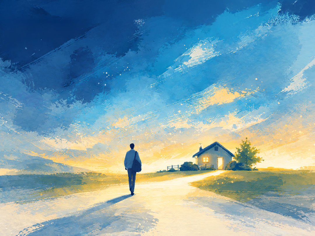 2026년 3월 7일 말씀 카드 성경구절 이미지 ❘ 일어나 아버지에게로 갔다. (루카 15,20)