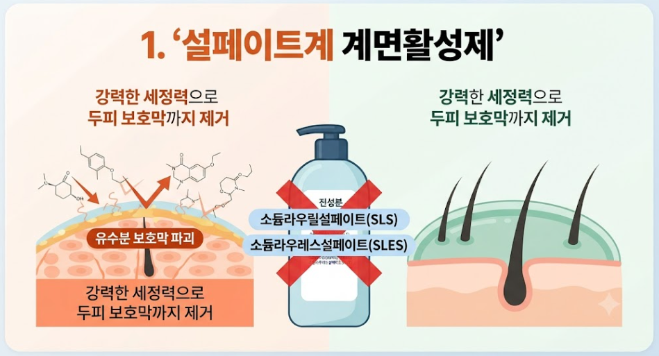 탈모 방지를 위해 매일 쓰는 샴