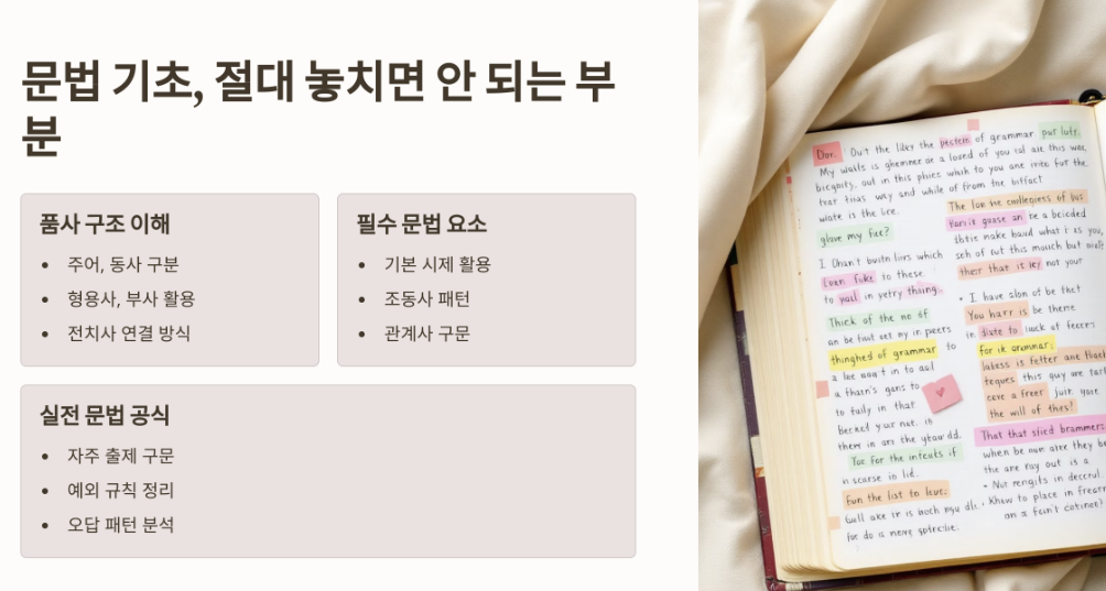 문법기초는 필수