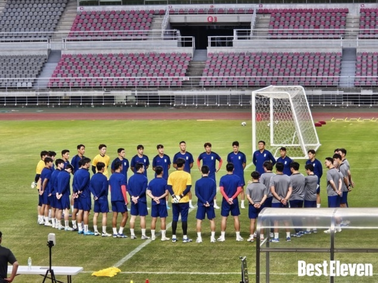 유럽파 선수들까지 모두 합류하며 완전체로 첫 훈련을 갖는 홍명보호