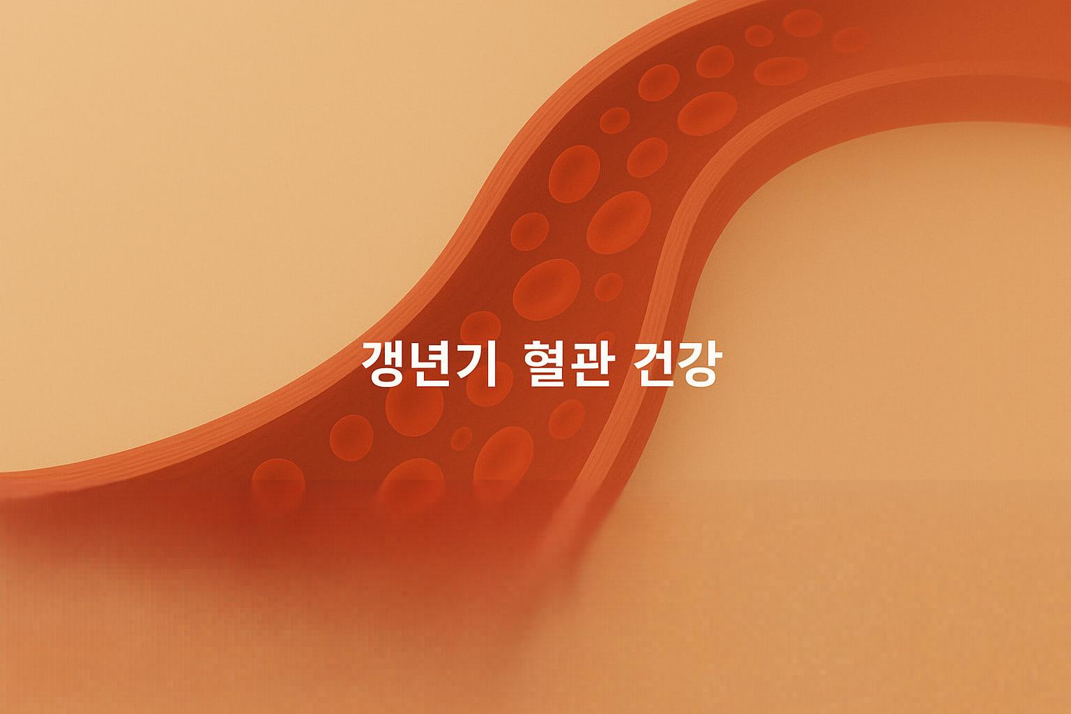 갱년기 혈관건강 관련 이미지