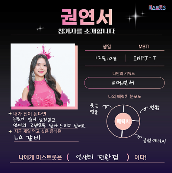 미스트롯3 권연서 참가자