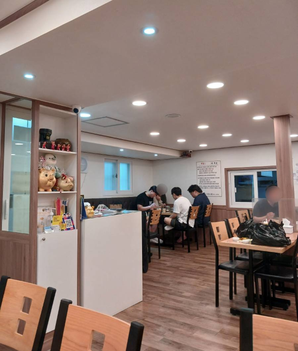 평양면옥 매장 내부