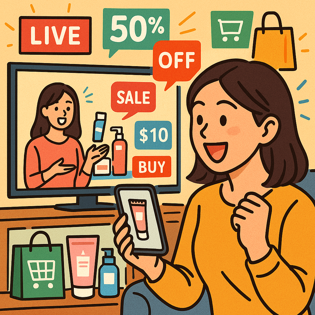 홈쇼핑 라이브 방송에서의 할인 혜택