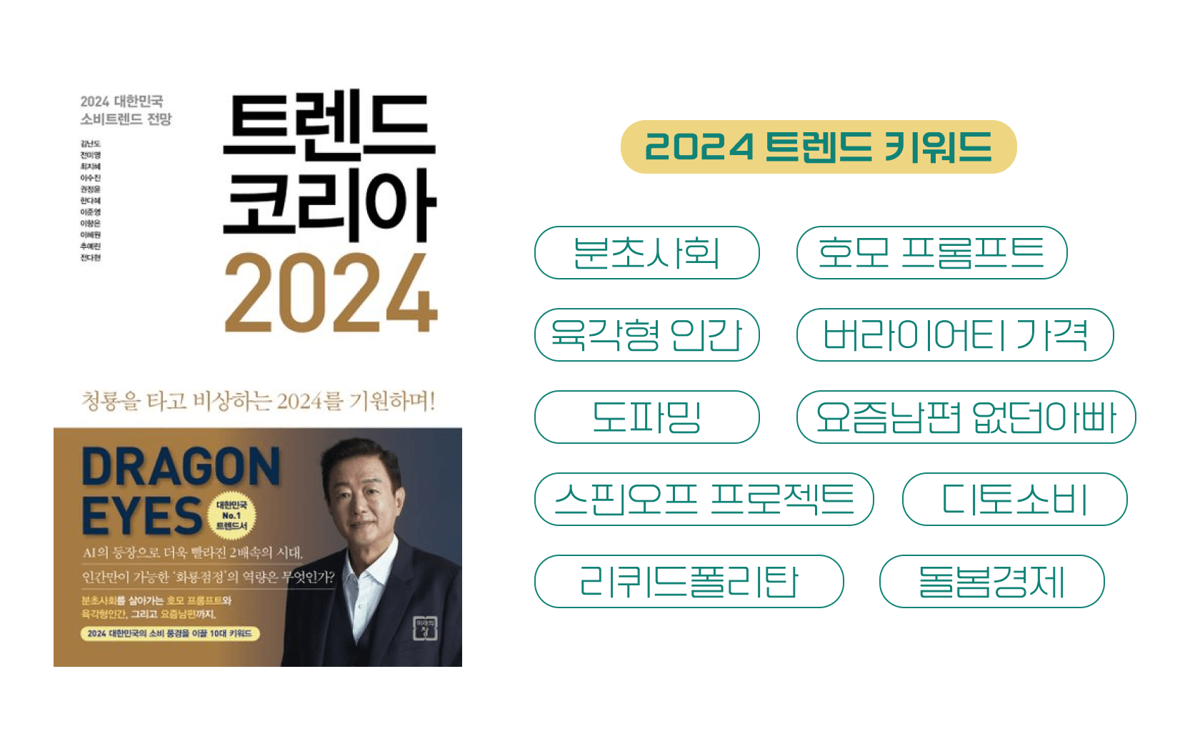 트렌드코리아 2024 키워드 '디토소비'