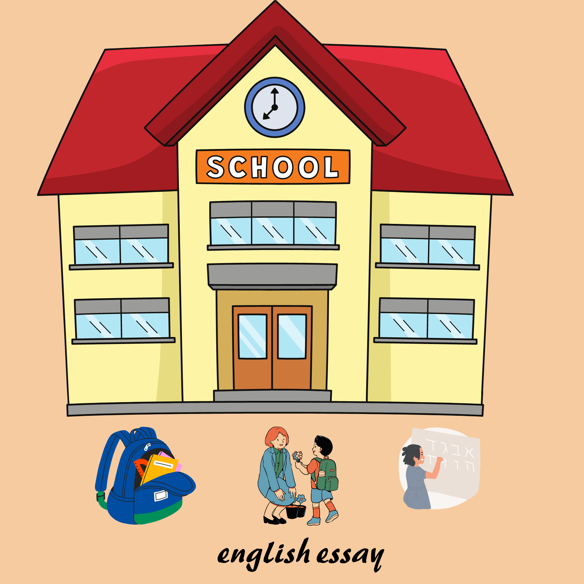 How to Write an Essay: &quot;My School Day&quot; 에세이 작성 방법: &quot;나의 학교 하루&quot;