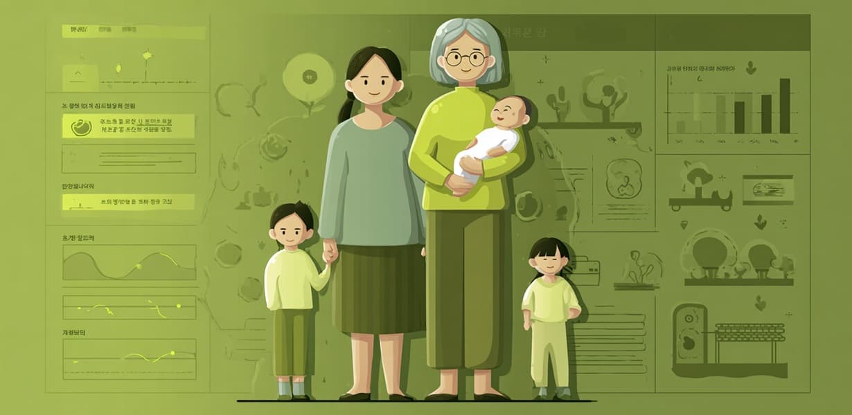 조손가정과 청소년 가장 복지 제도를 나타낸 대표 이미지