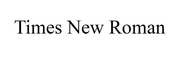 타임즈 뉴 로만 서체