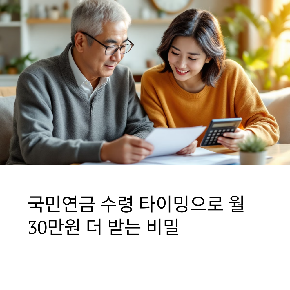 국민연금 수령 시기 조절로 월 30만 원 더 받는 법 썸네일