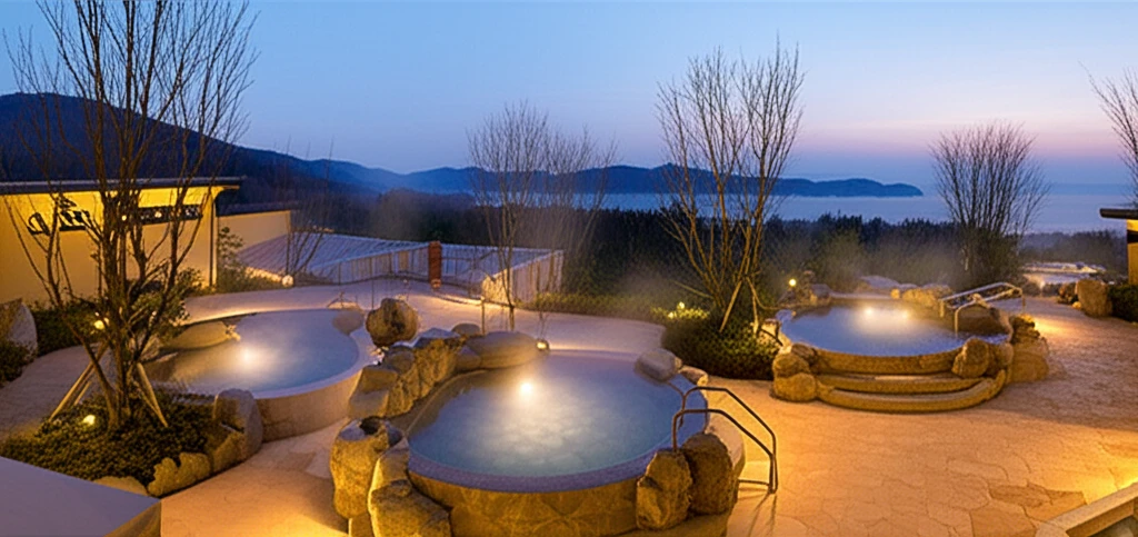 따뜻한 연말 국내 노천온천에서 새해 ..