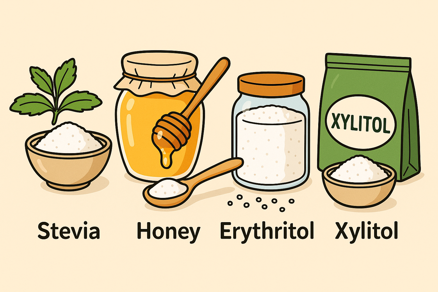 당 줄이기 실천법 (설탕 대신 좋은 대체제)